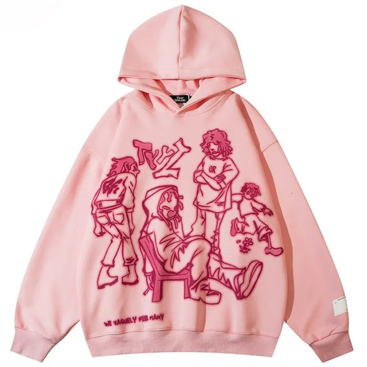 Cuddle Print Hoodie