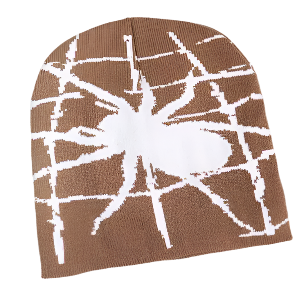 Spider Web Knitted Hat