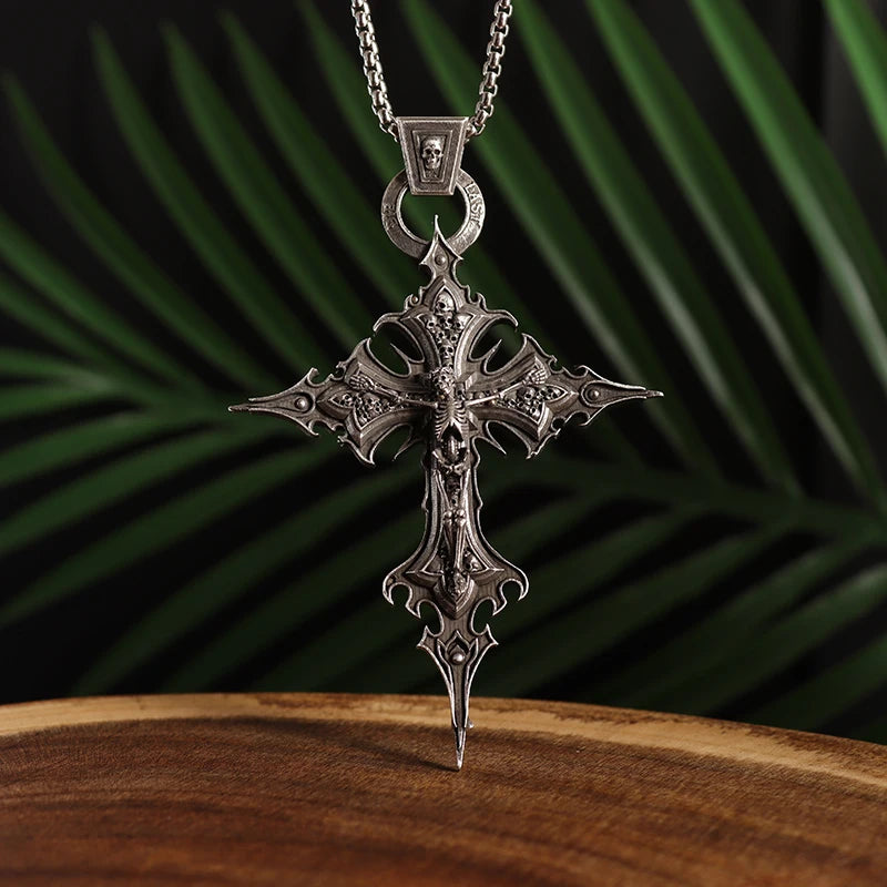 Vintage Gothic Cross Chain