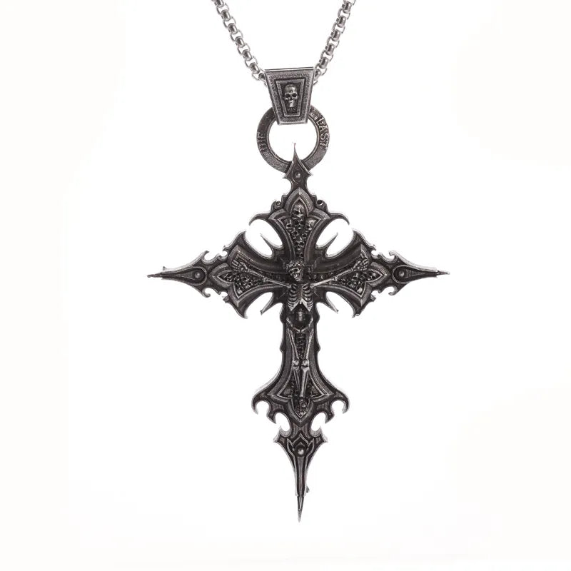 Vintage Gothic Cross Chain