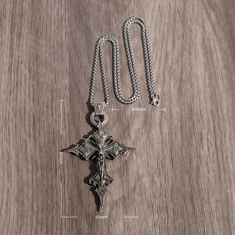 Vintage Gothic Cross Chain