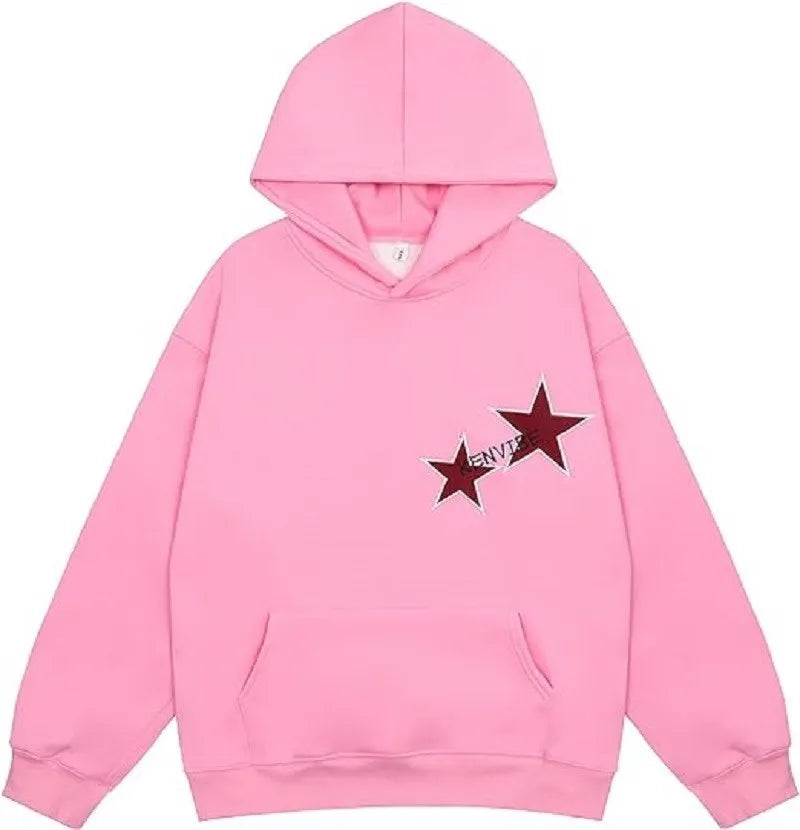 Star Embroidery Hoodie