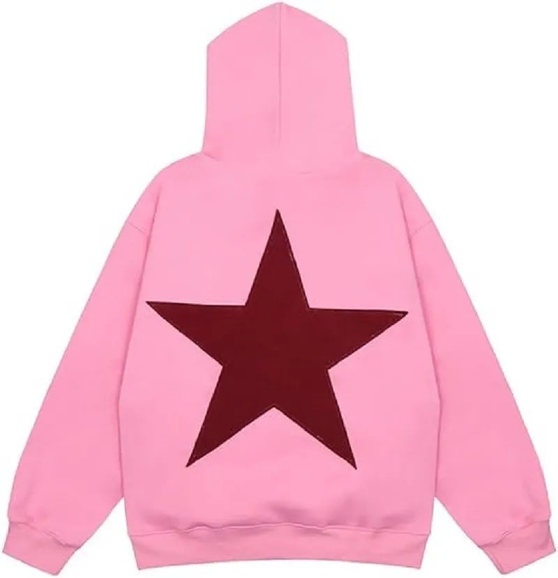 Star Embroidery Hoodie