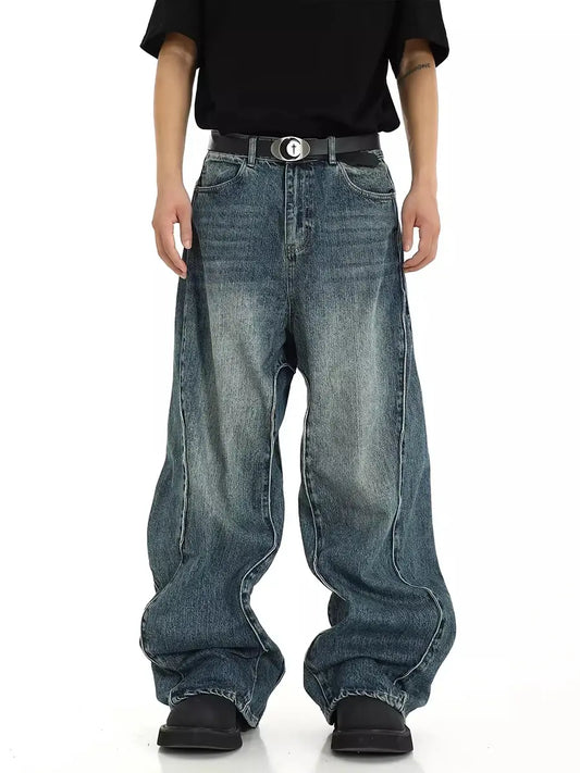 Twisted Baggy Jeans